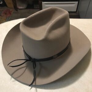 Vintage Dynafelt beige Teton cowboy hat